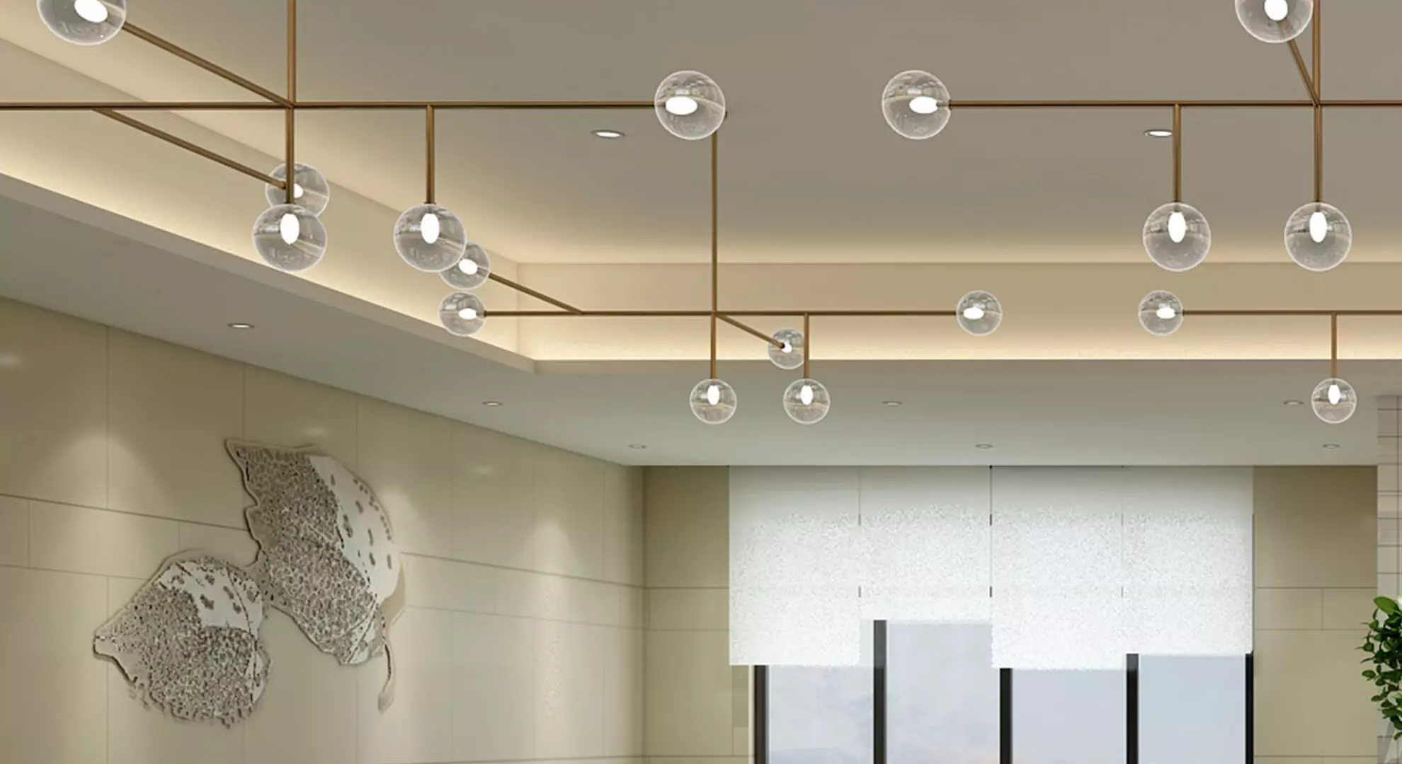 restaurant interior scenes 3D model_1