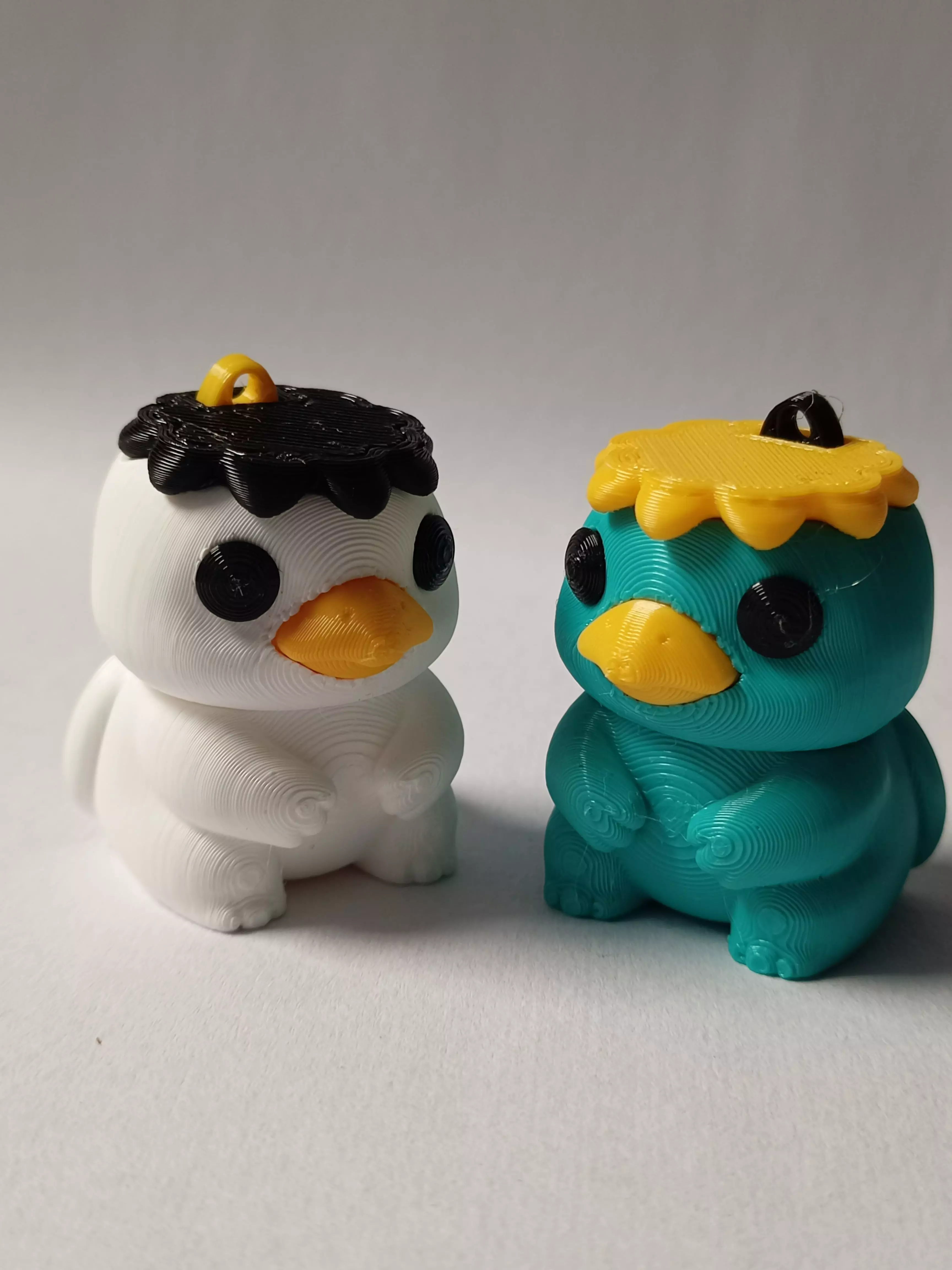 Flexi Chibi KAPPA KEYCHAIN STL 3D print model 3D print model_0