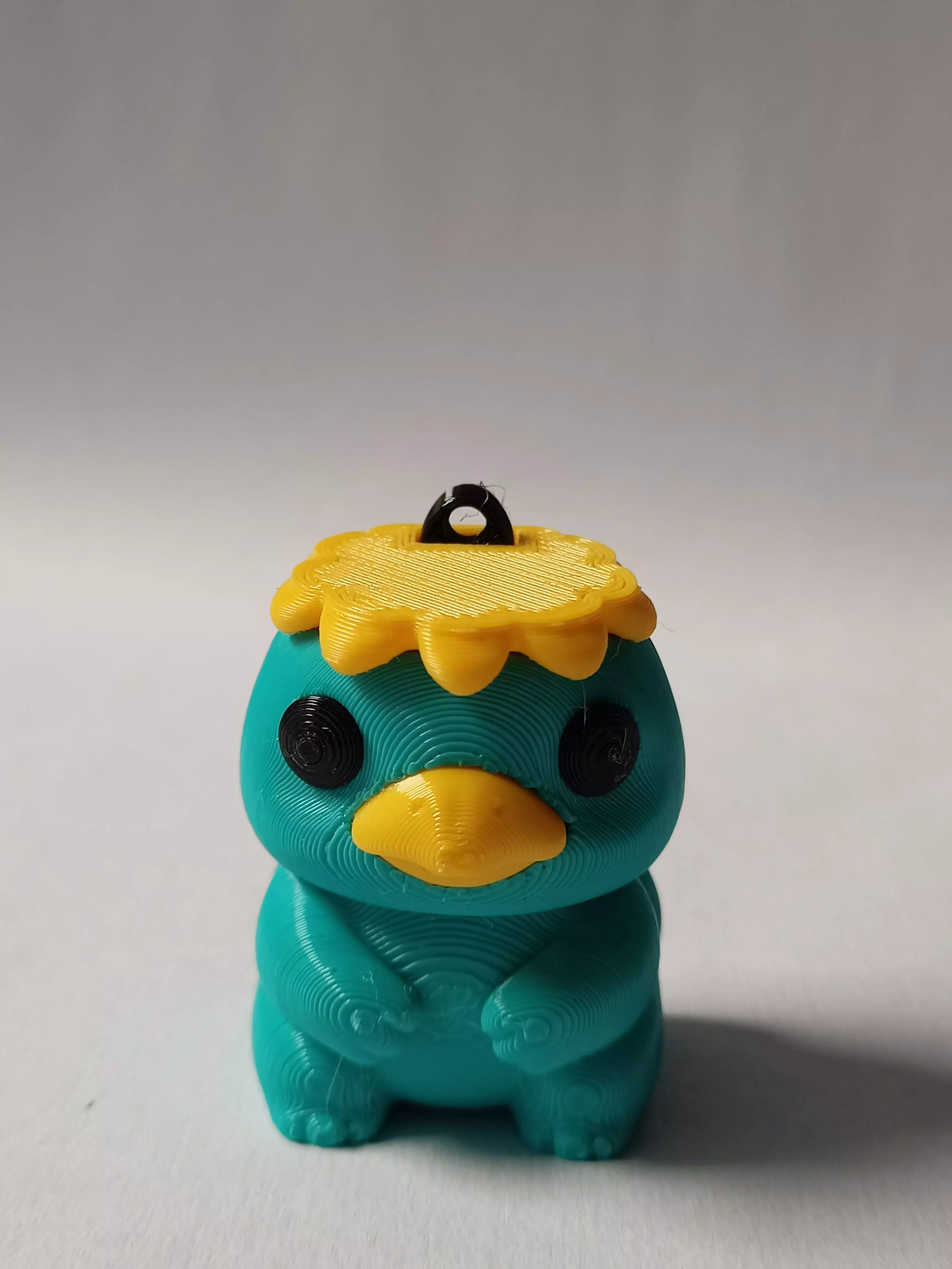 Flexi Chibi KAPPA KEYCHAIN STL 3D print model 3D print model_10