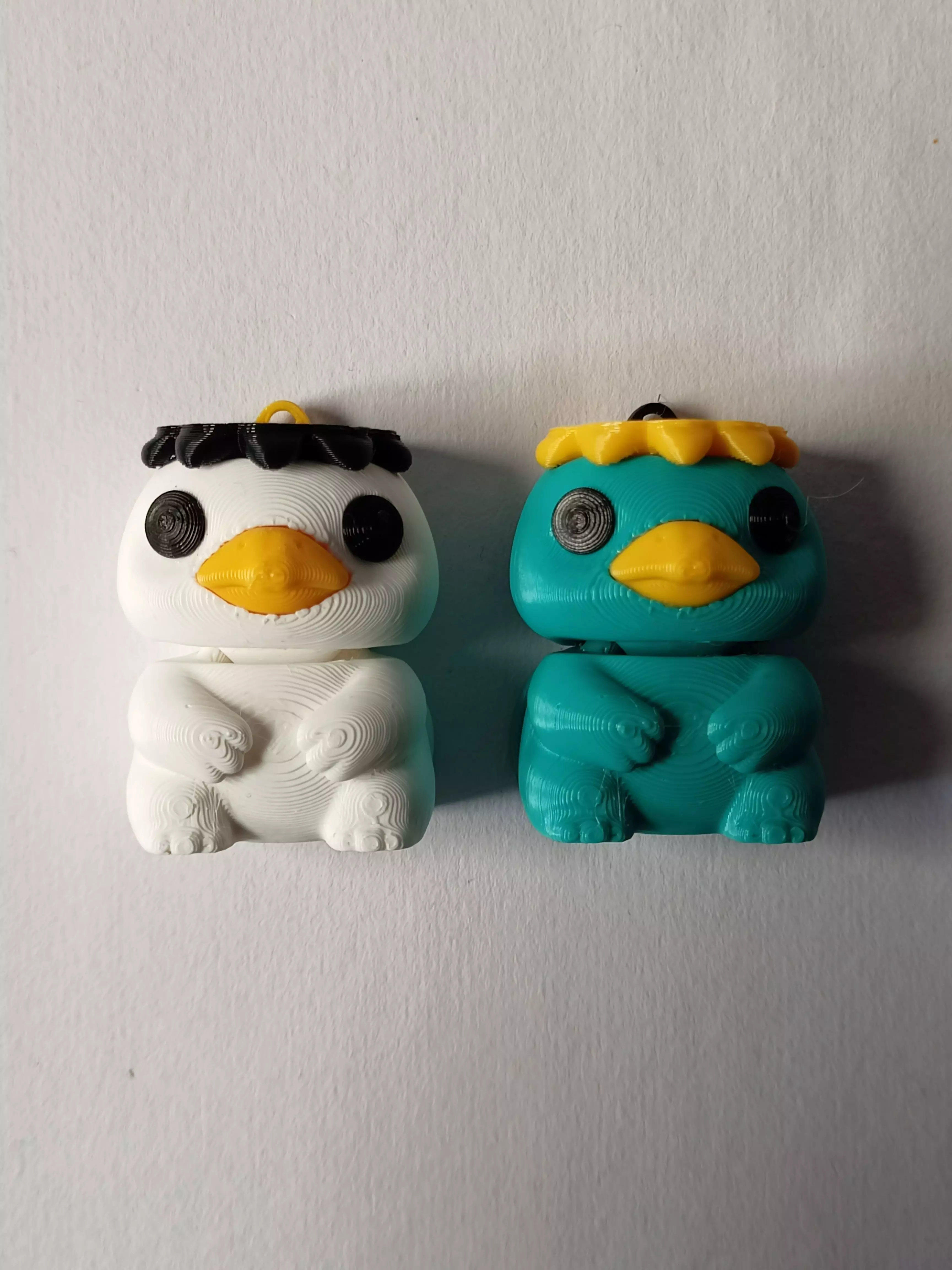 Flexi Chibi KAPPA KEYCHAIN STL 3D print model 3D print model_1