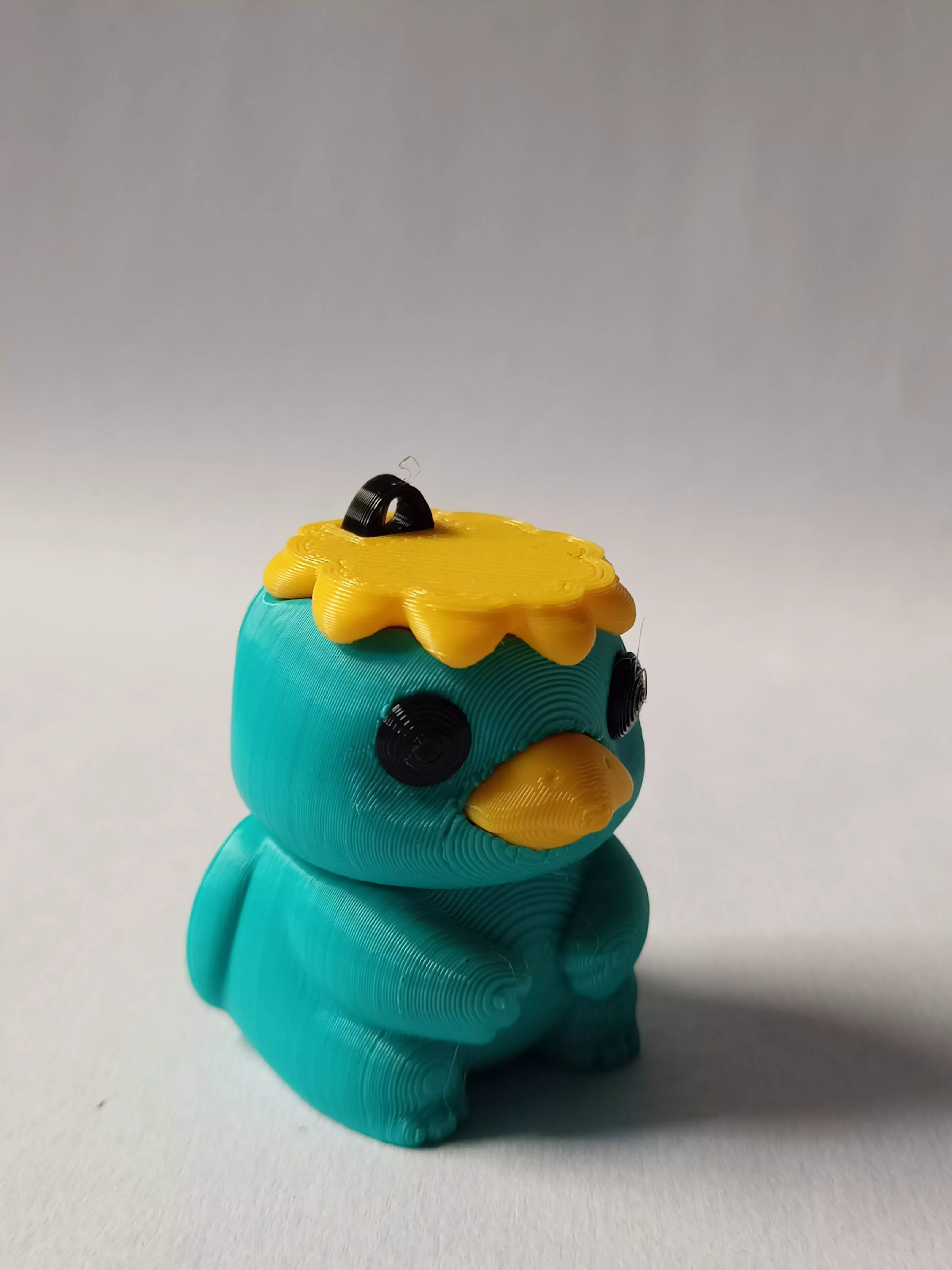 Flexi Chibi KAPPA KEYCHAIN STL 3D print model 3D print model_8