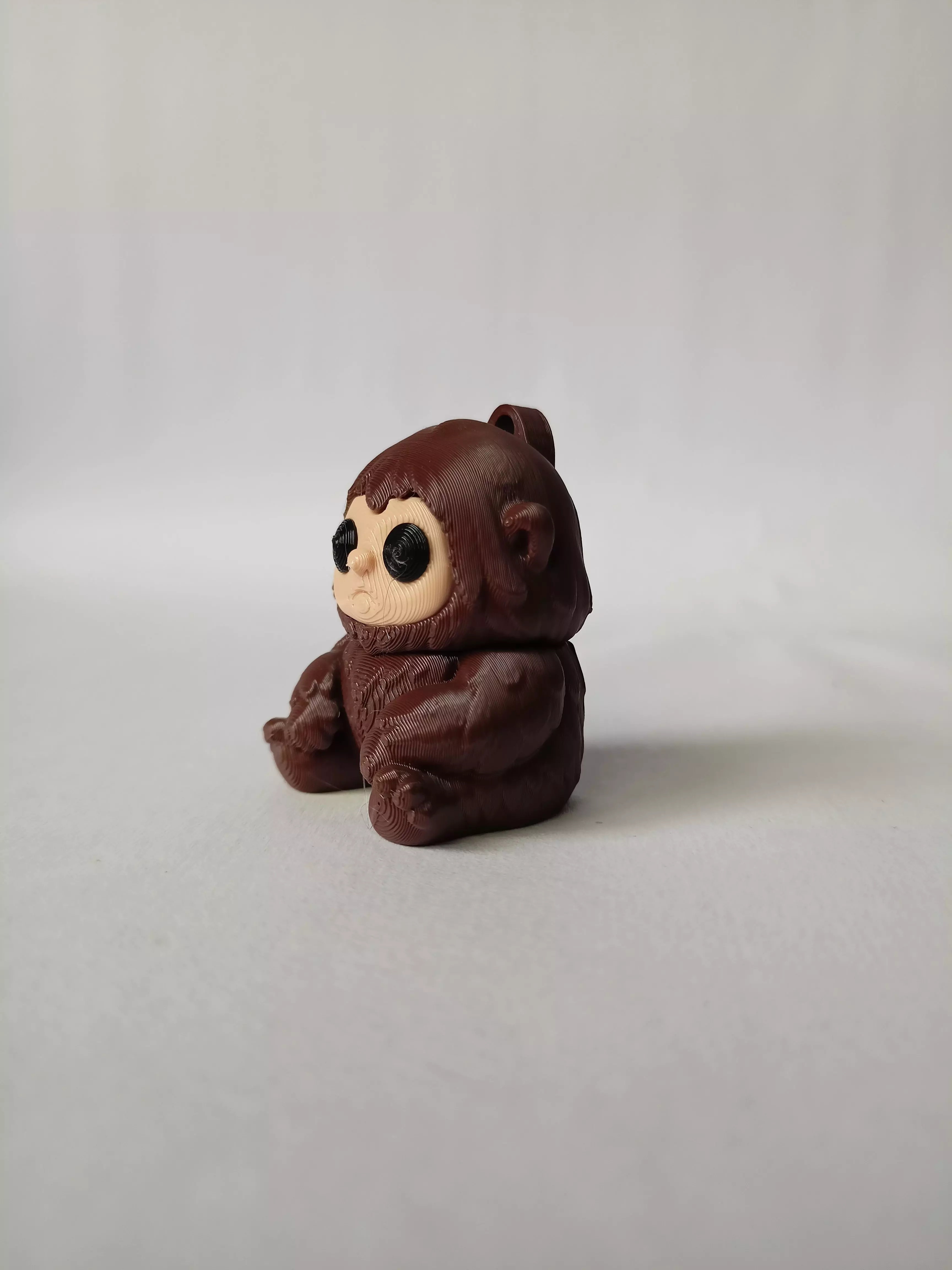 Flexi Chibi YETI KEYCHAIN STL 3D print model 3D print model_5