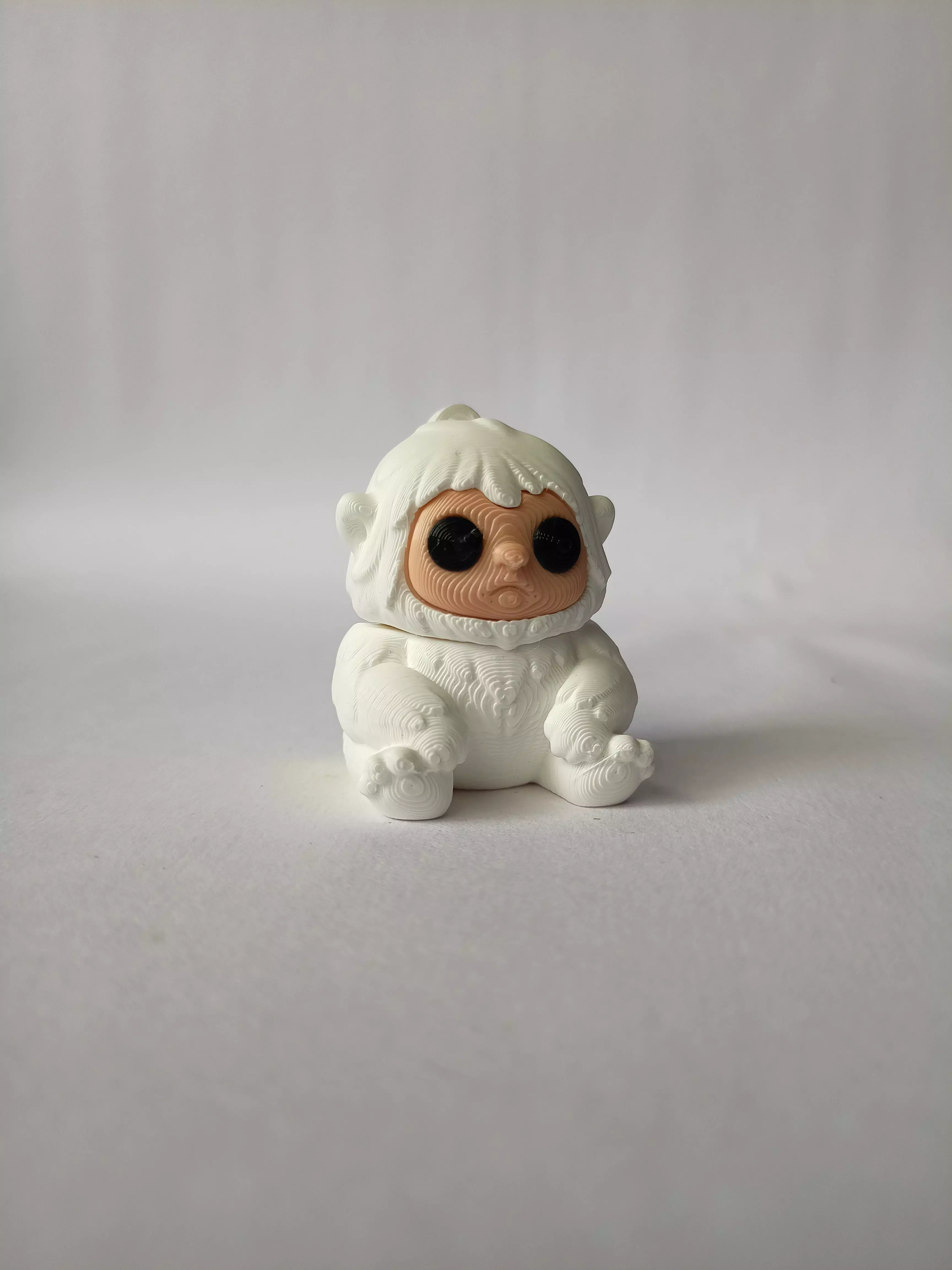 Flexi Chibi YETI KEYCHAIN STL 3D print model 3D print model_2