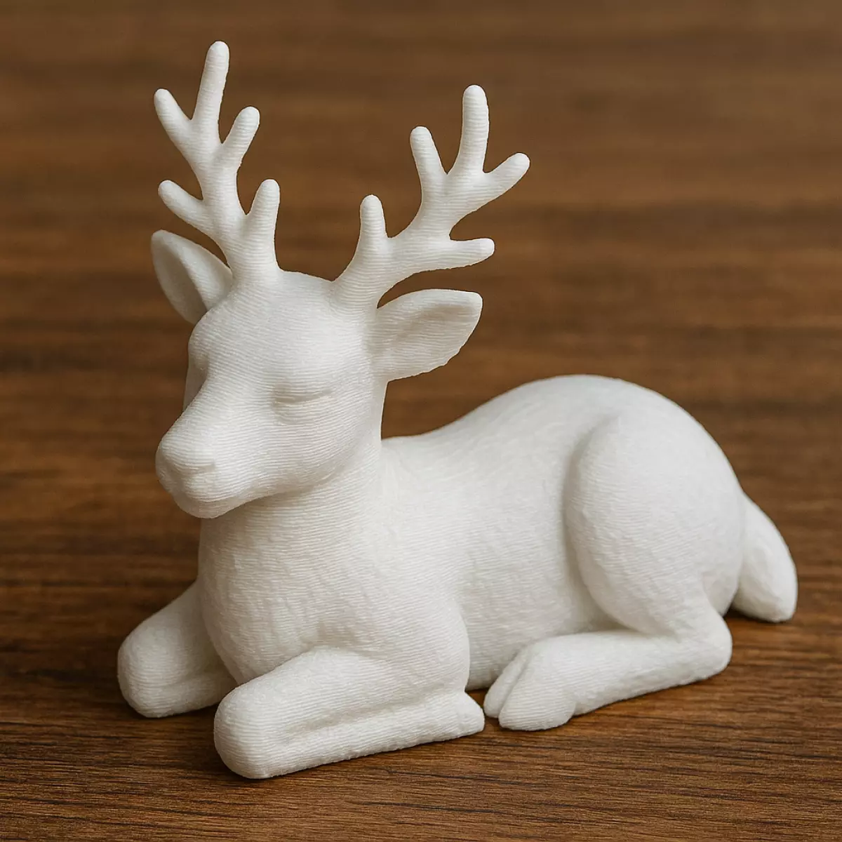 Sleeping Reindeer Christmas 3D print model_0