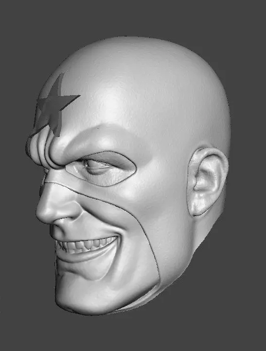 DC GENERAL GLORY FROM 80S JUSTICE LEAGUE 3-PACK HEADSCULPT 3D print model_6