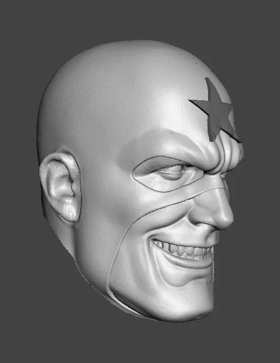 DC GENERAL GLORY FROM 80S JUSTICE LEAGUE 3-PACK HEADSCULPT 3D print model_5