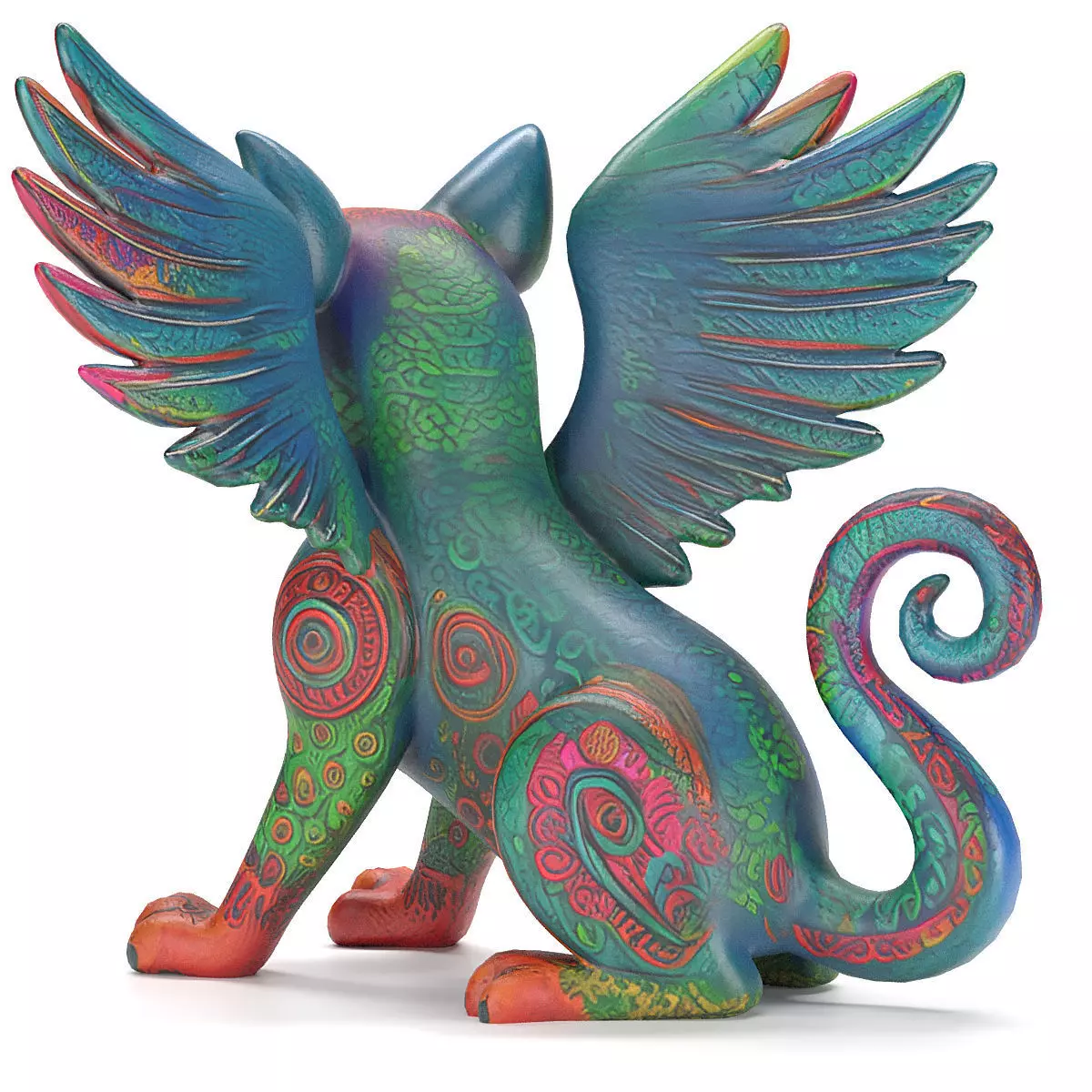 Alebrije Jaguar  3D model_2