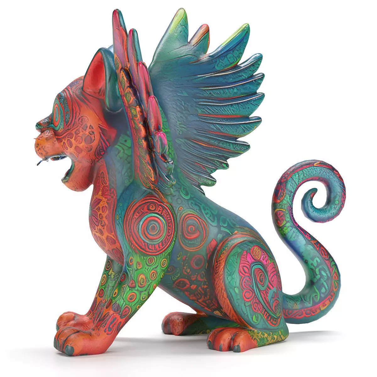 Alebrije Jaguar  3D model_1