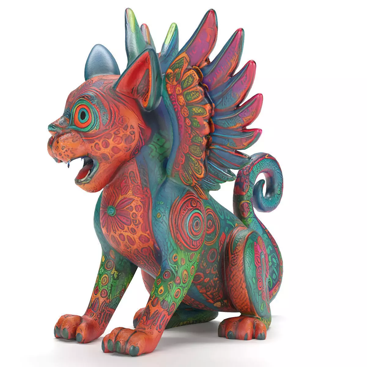 Alebrije Jaguar  3D model_0