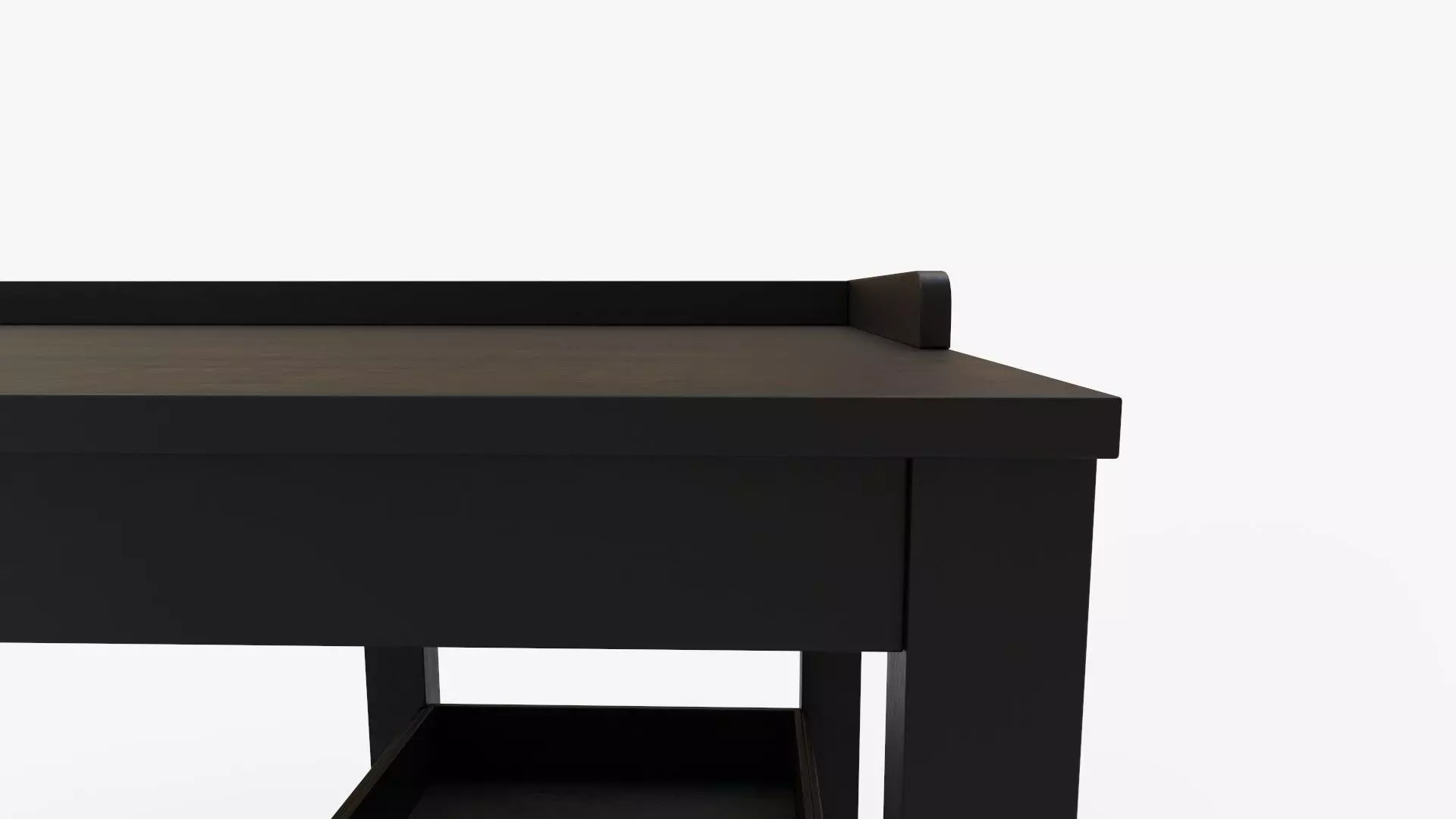 Eleanor Single Pedestal Desk 3D model_9