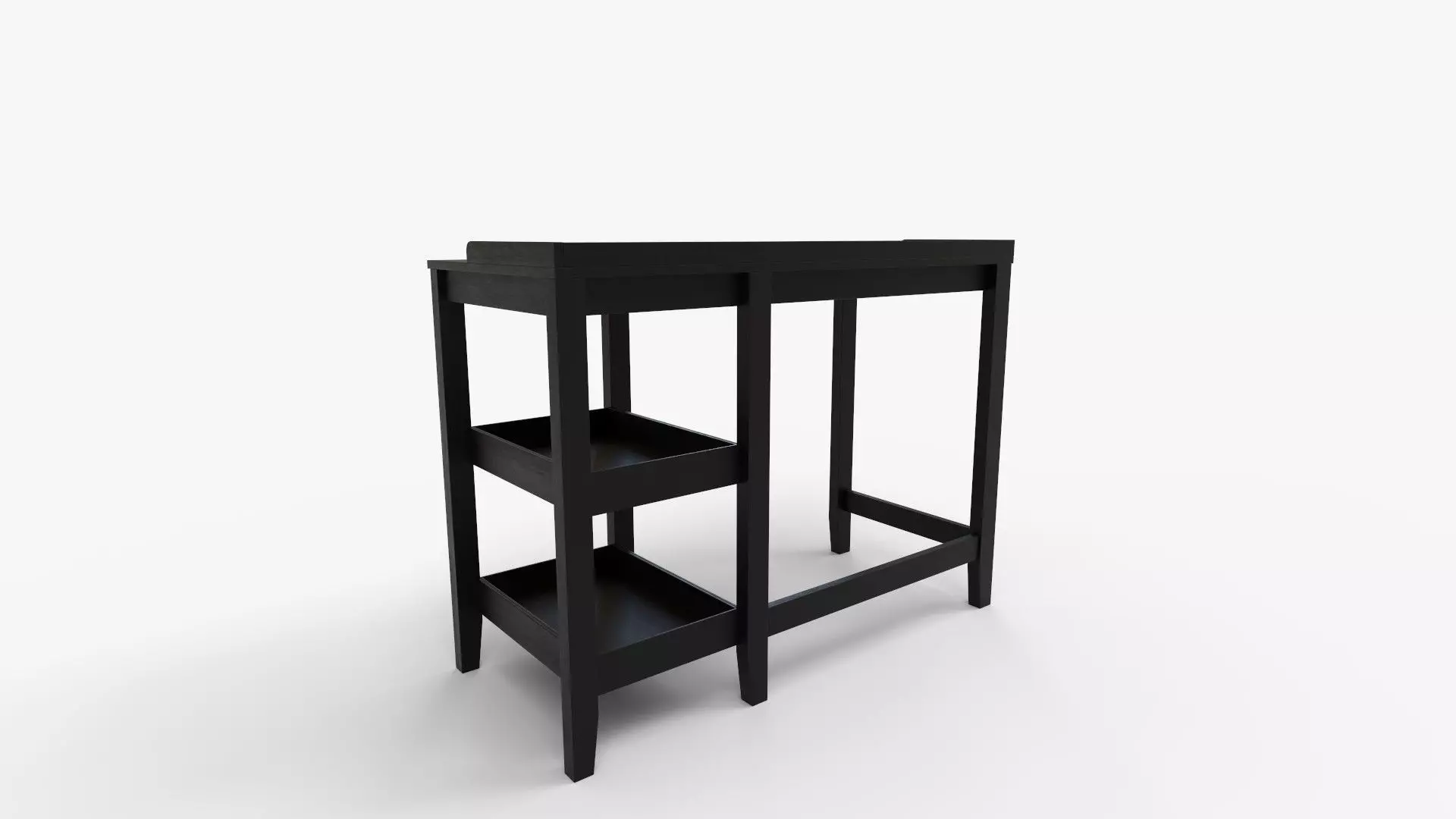 Eleanor Single Pedestal Desk 3D model_4