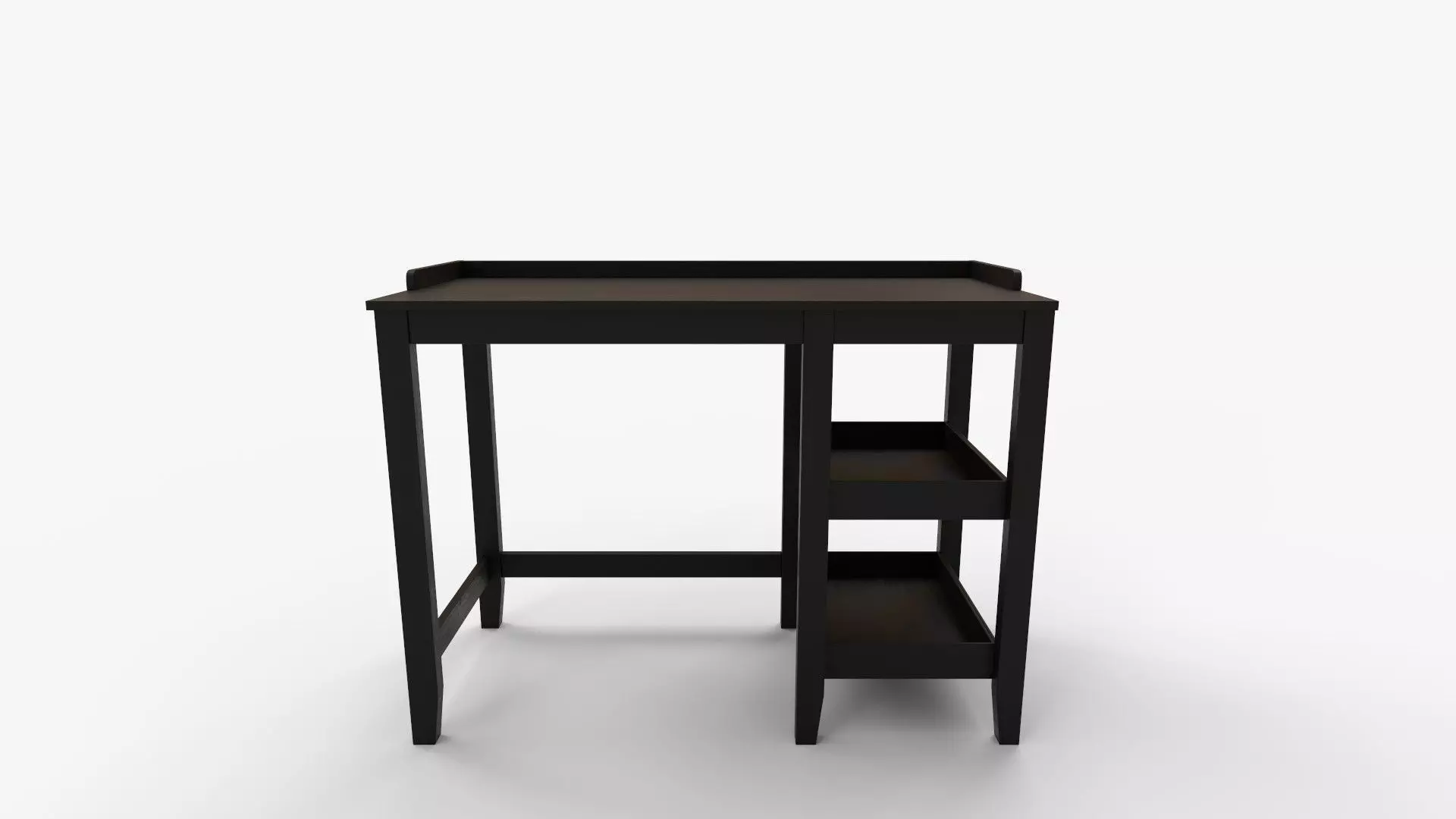 Eleanor Single Pedestal Desk 3D model_7