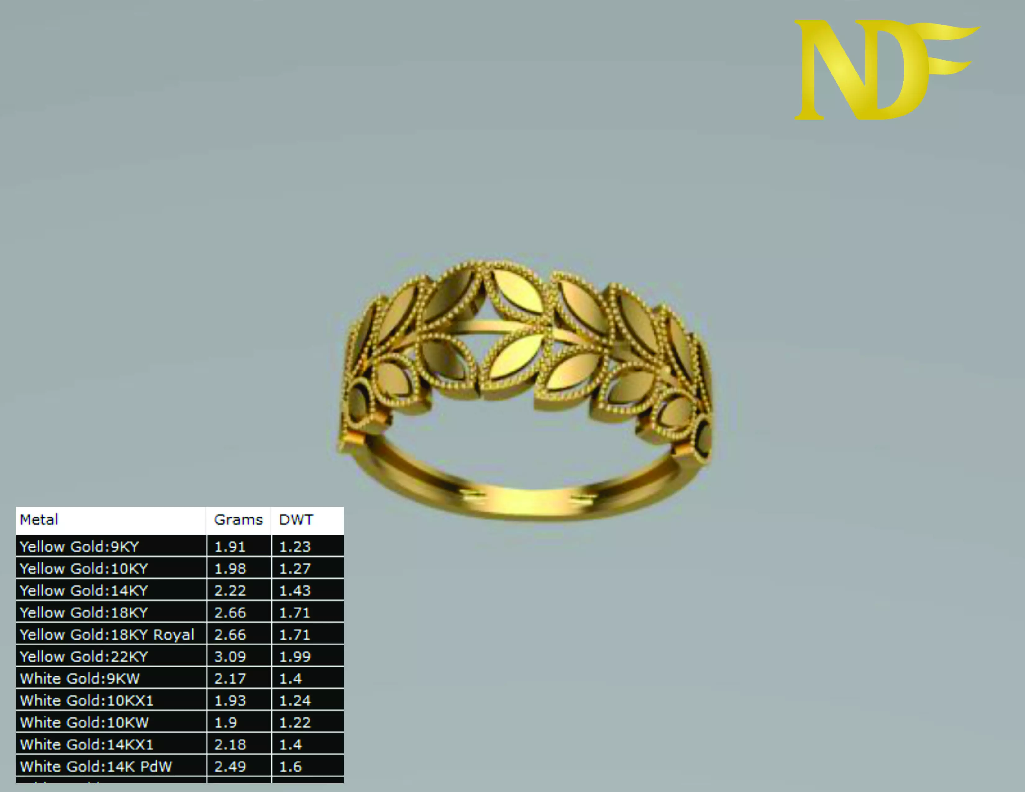 PADDY RING 3D print model