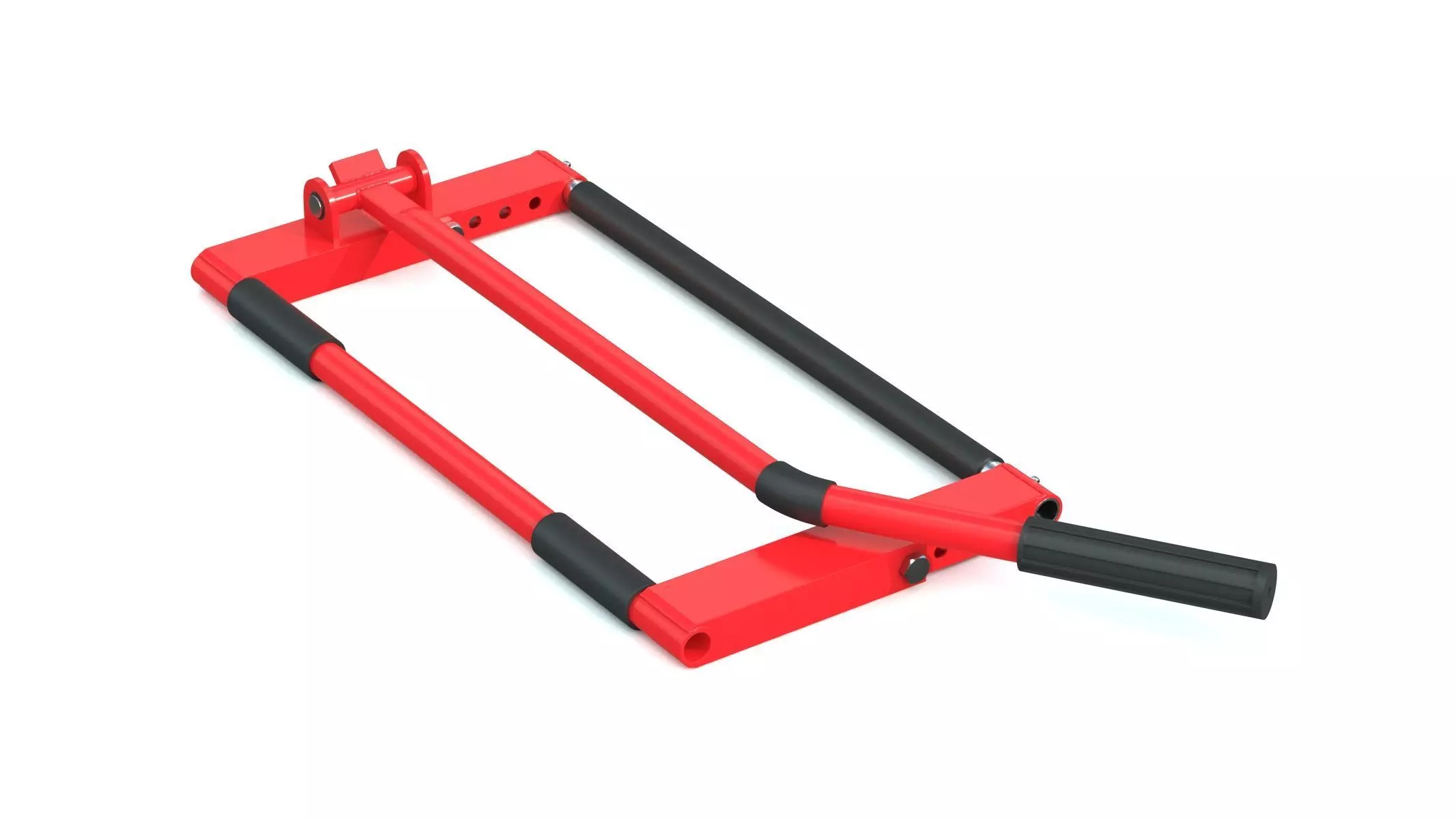 Garage Motorcycle Two Arm Centre Stand 3D model_4