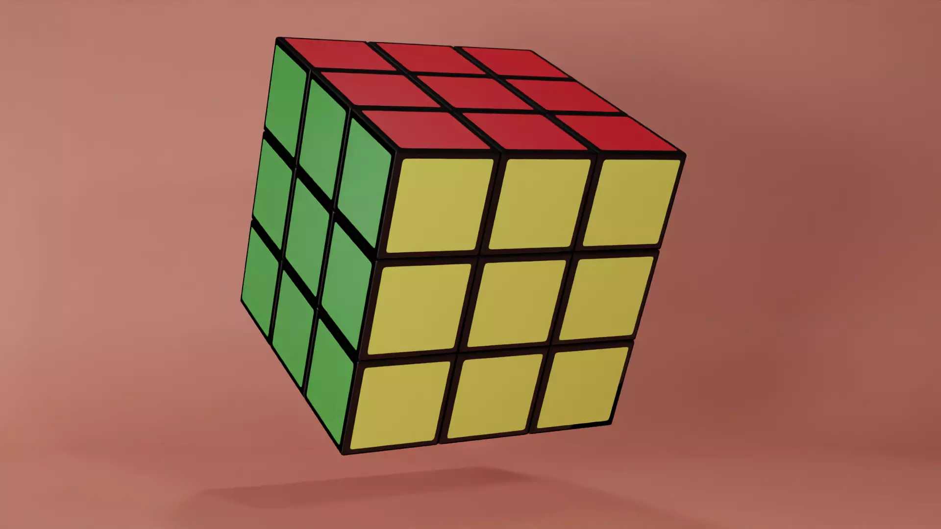 rubiks cube Free low-poly 3D model