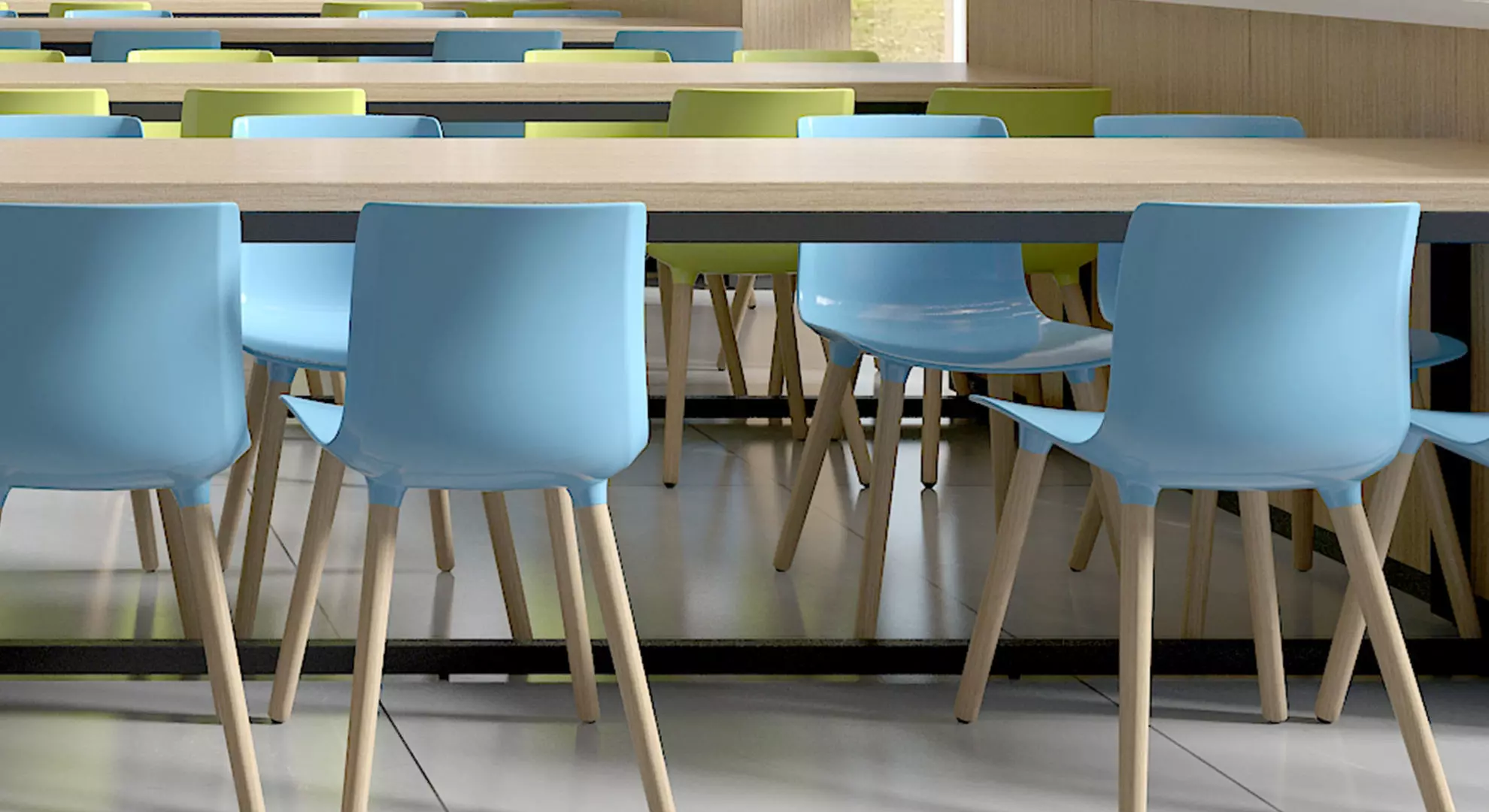 restaurant interior 3D model_2