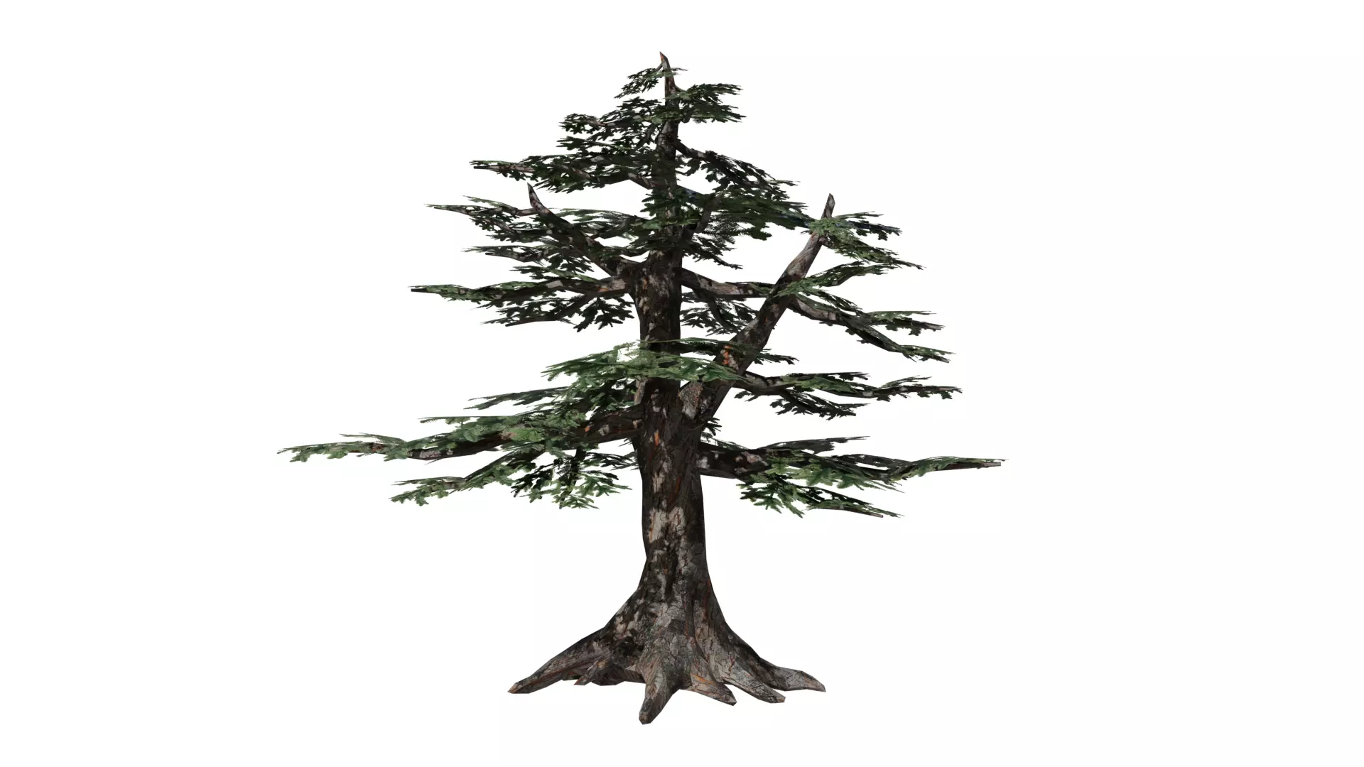 Korean Village 3D Model Pack Low-poly 3D model_11