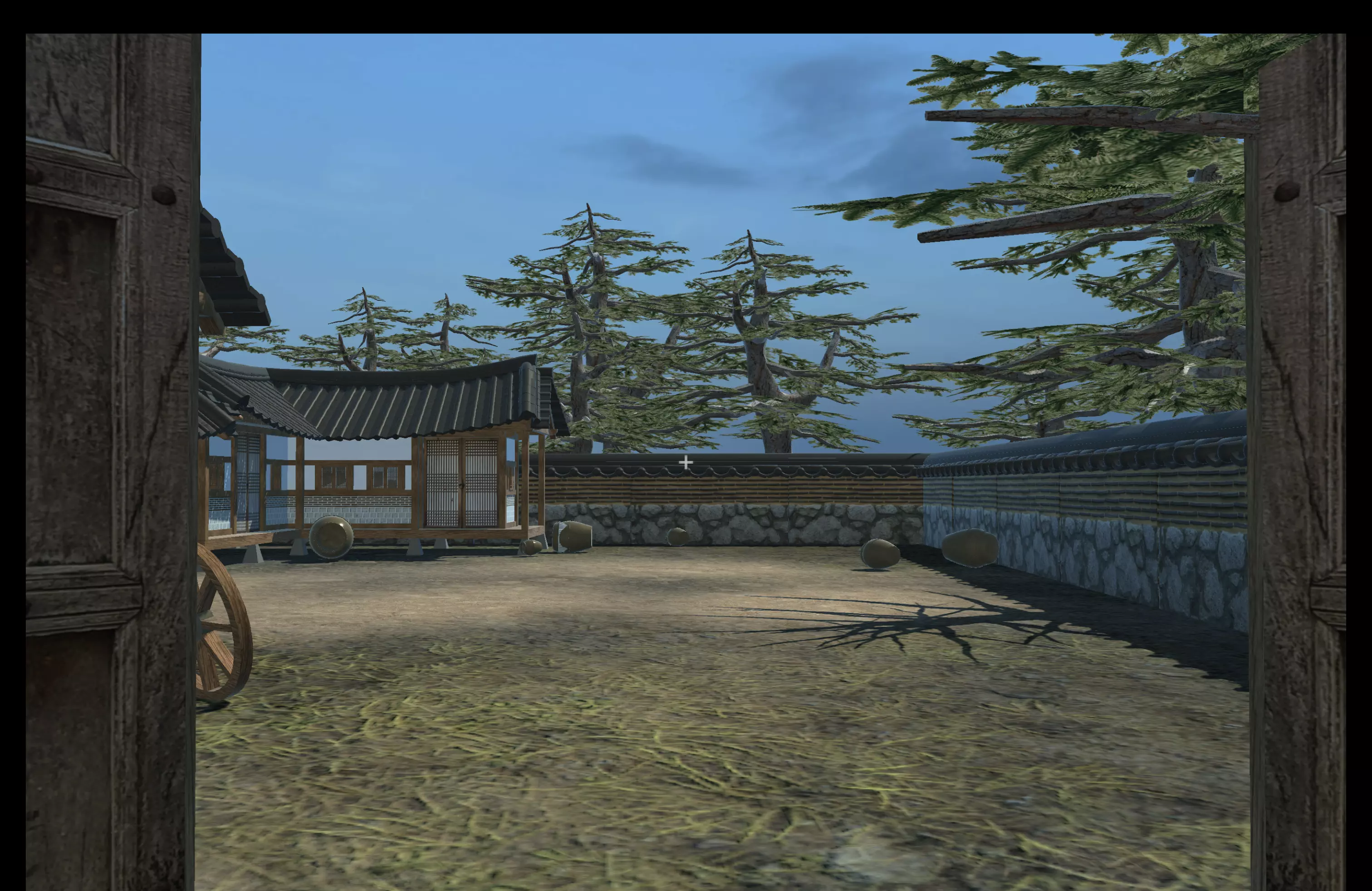 Korean Village 3D Model Pack Low-poly 3D model_8