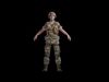 Tom UN Soldier Rigged Low-poly 3D model_1