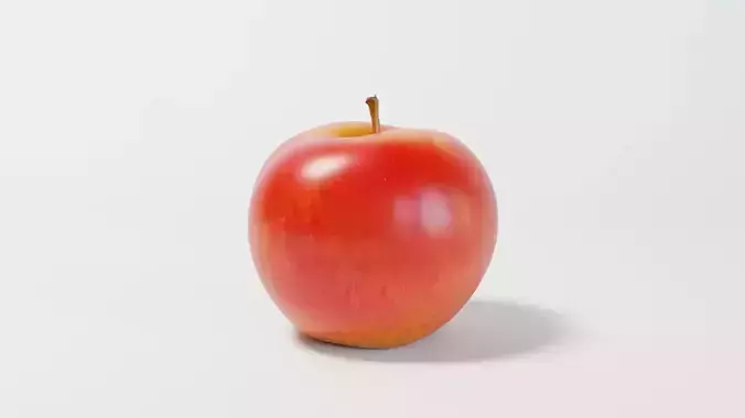 An Apple 3D model