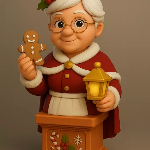 Christmas  Winter Fantasy Chess Set 3D print model_7