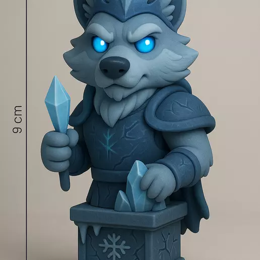 Christmas  Winter Fantasy Chess Set 3D print model_3