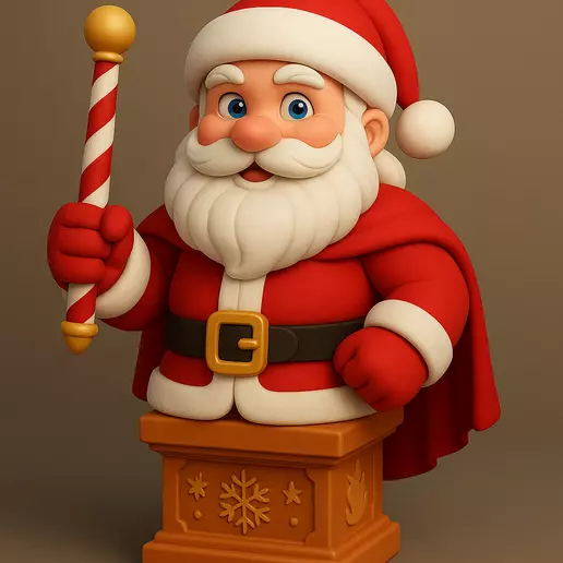 Christmas  Winter Fantasy Chess Set 3D print model_11