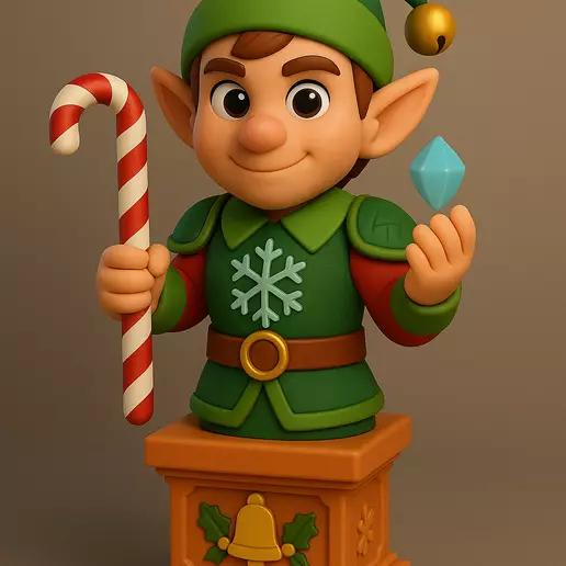 Christmas  Winter Fantasy Chess Set 3D print model_1