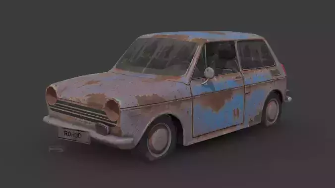 Abandoned Car - Honda N600
