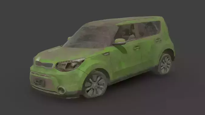 Abandoned Car - Kia Soul