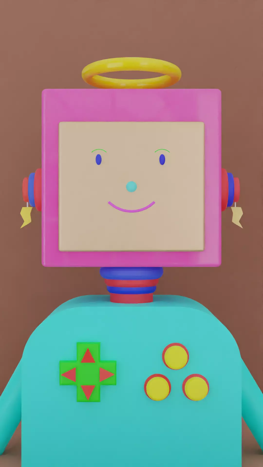 ROBOT Free low-poly 3D model