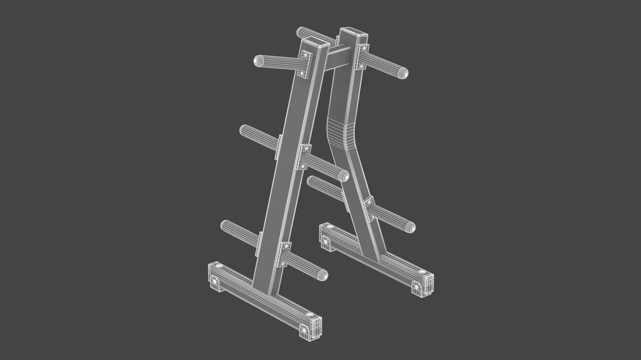 Technogym Plate Tree 3D model_1
