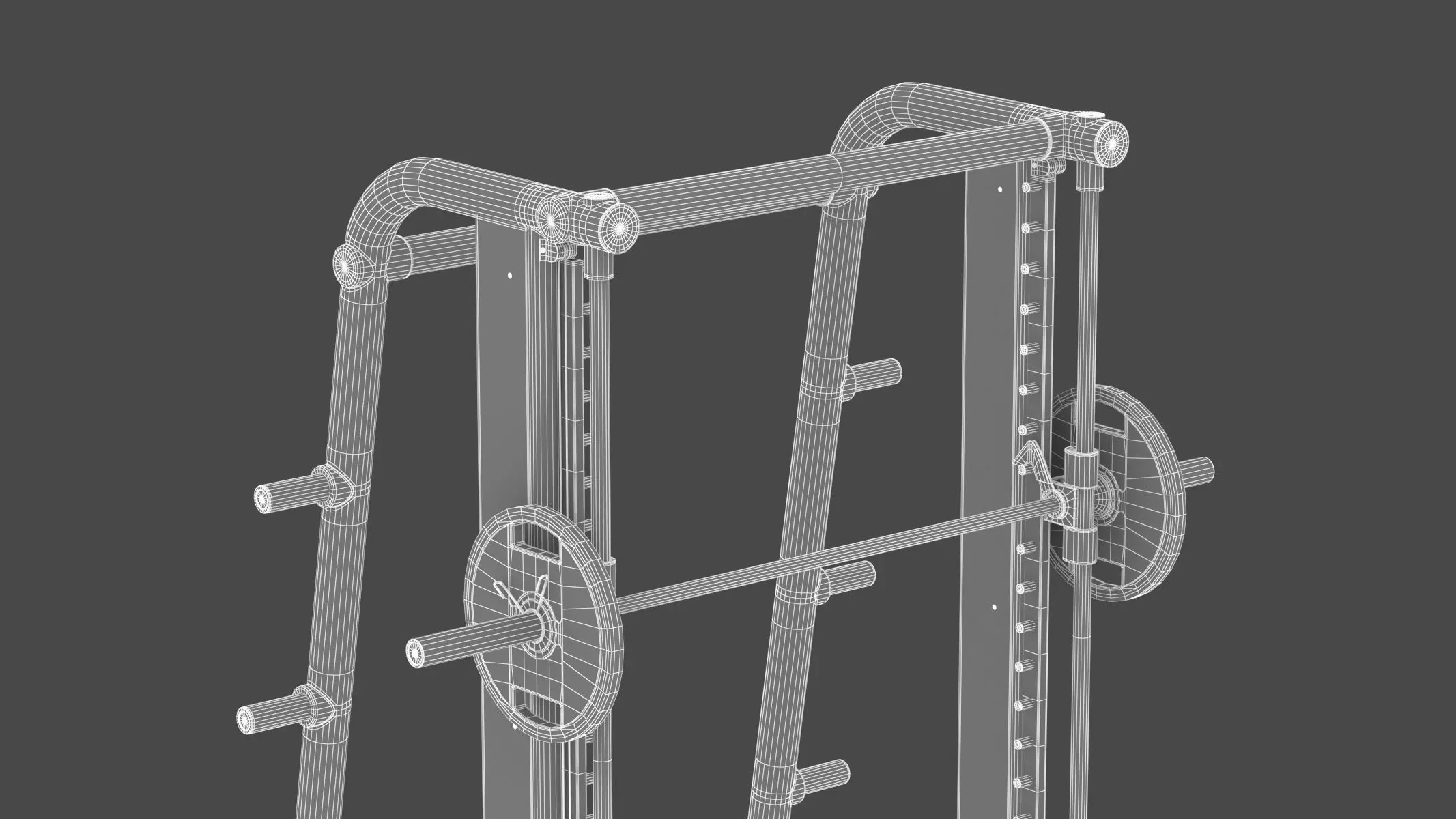 Technogym Rack Multipower 3D model_10