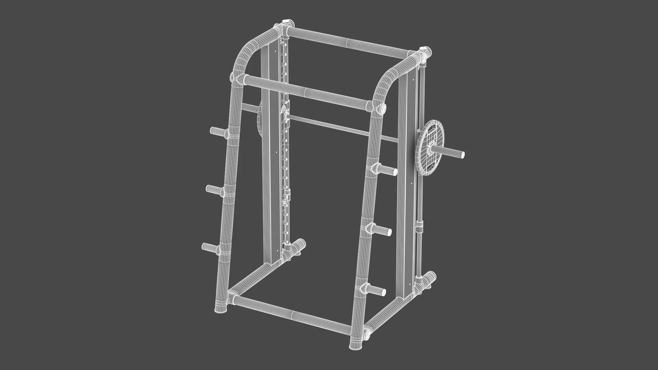 Technogym Rack Multipower 3D model_5