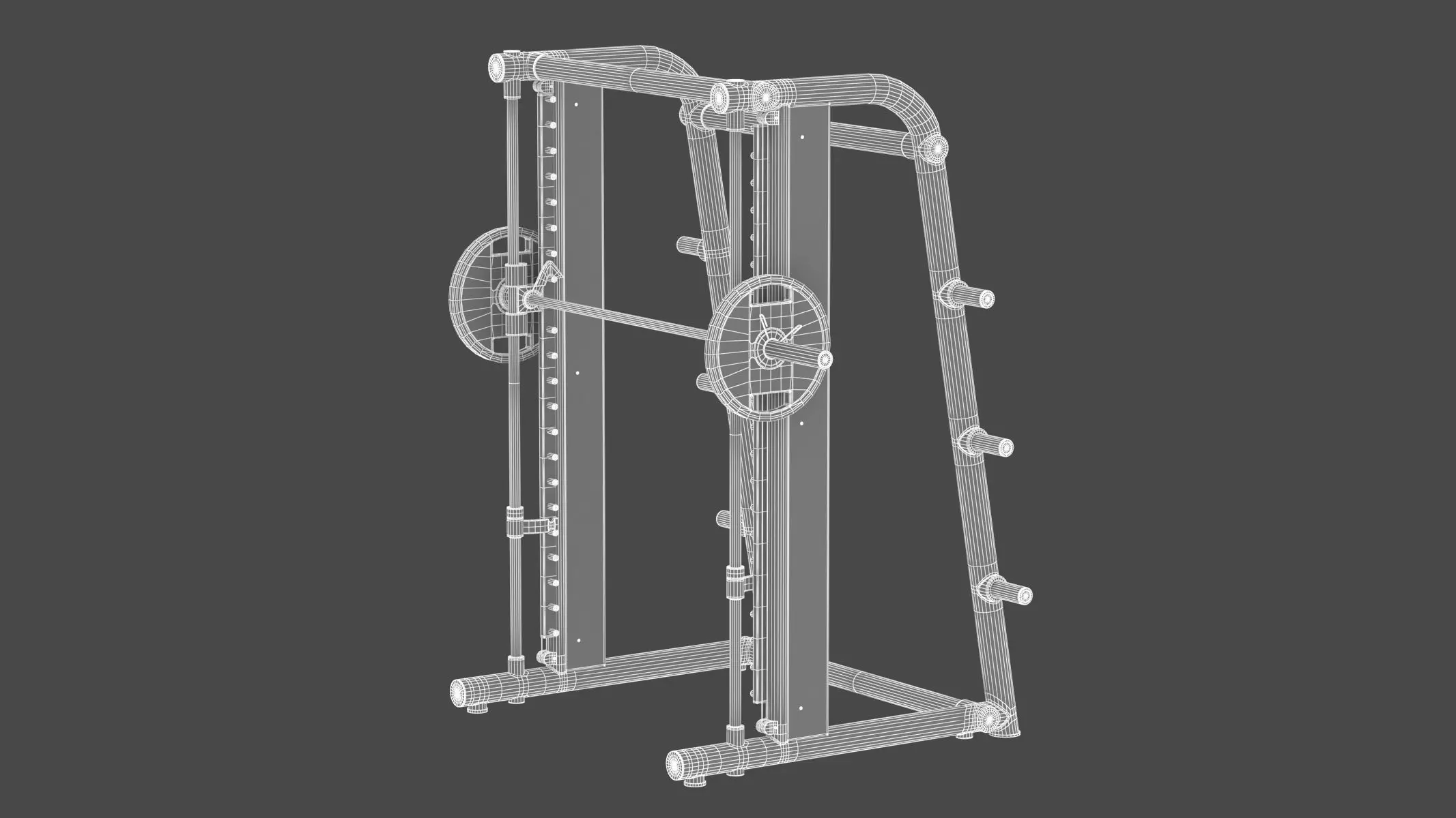 Technogym Rack Multipower 3D model_12