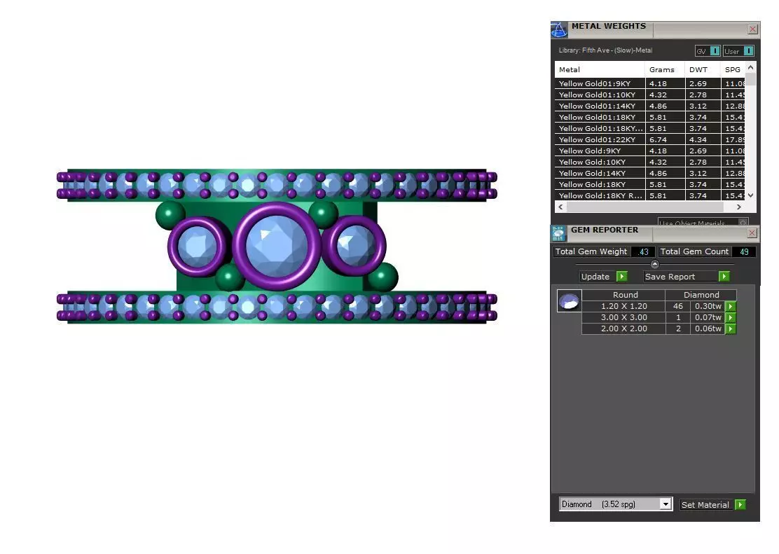 Solitaire Ring 3D print model_5