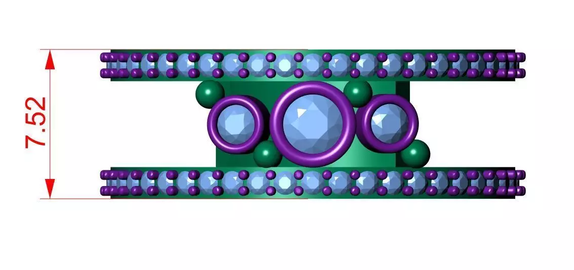 Solitaire Ring 3D print model_8