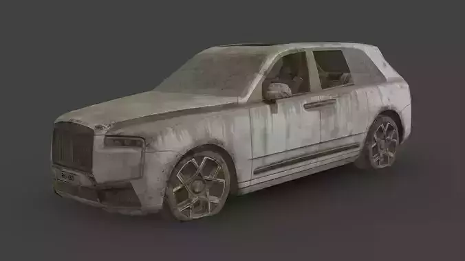 Abandoned Car - Rolls-Royce Cullinan Black Badge Series II