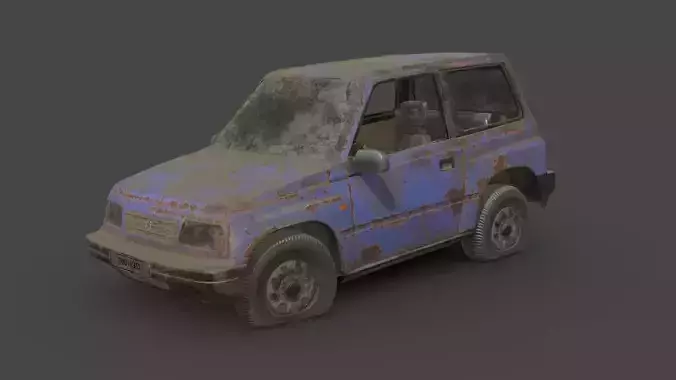 Abandoned Car - Suzuki Vitara Classic