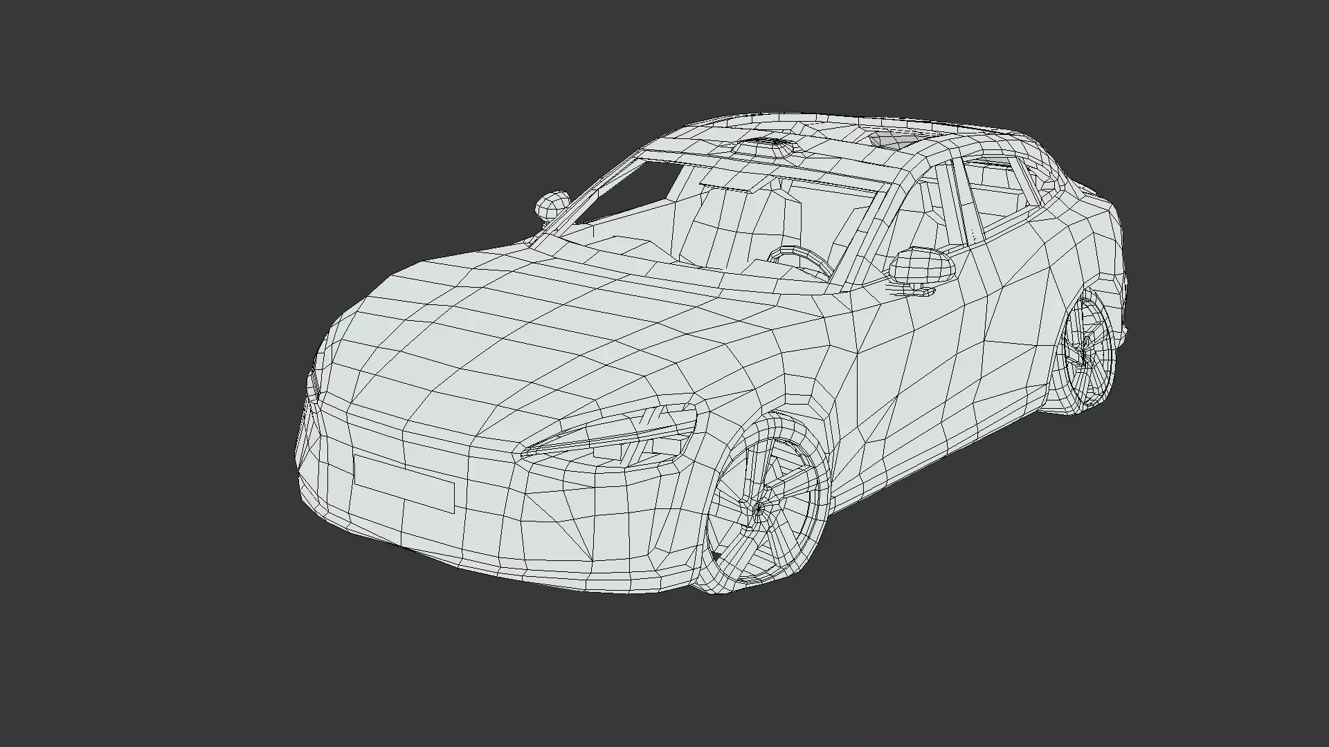 Abandoned Car - Xiaomi YU7 2025 Low-poly 3D model_5