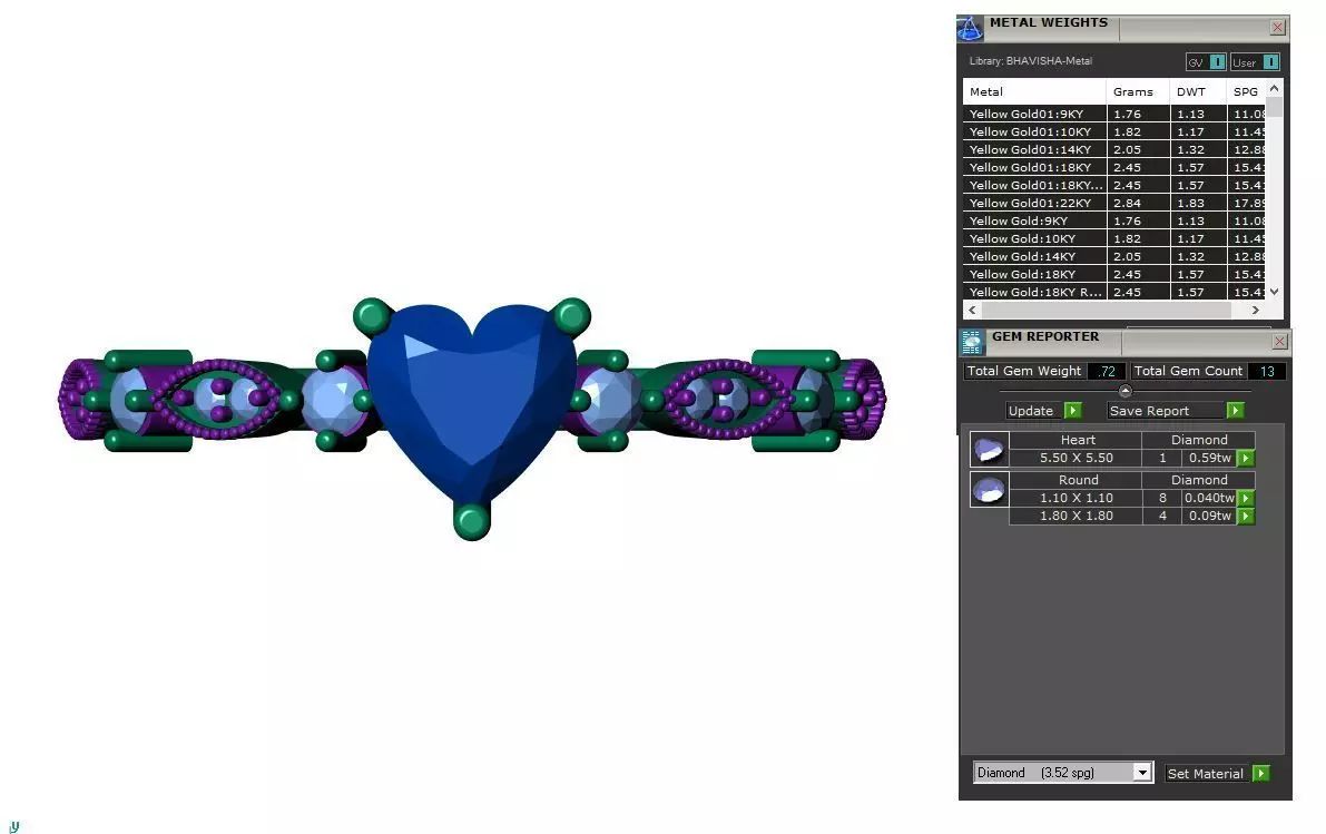 Solitaire Ring 3D print model_9