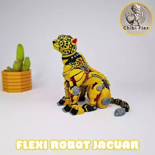 Flexi Robot Jaguar Print In Place No Supports