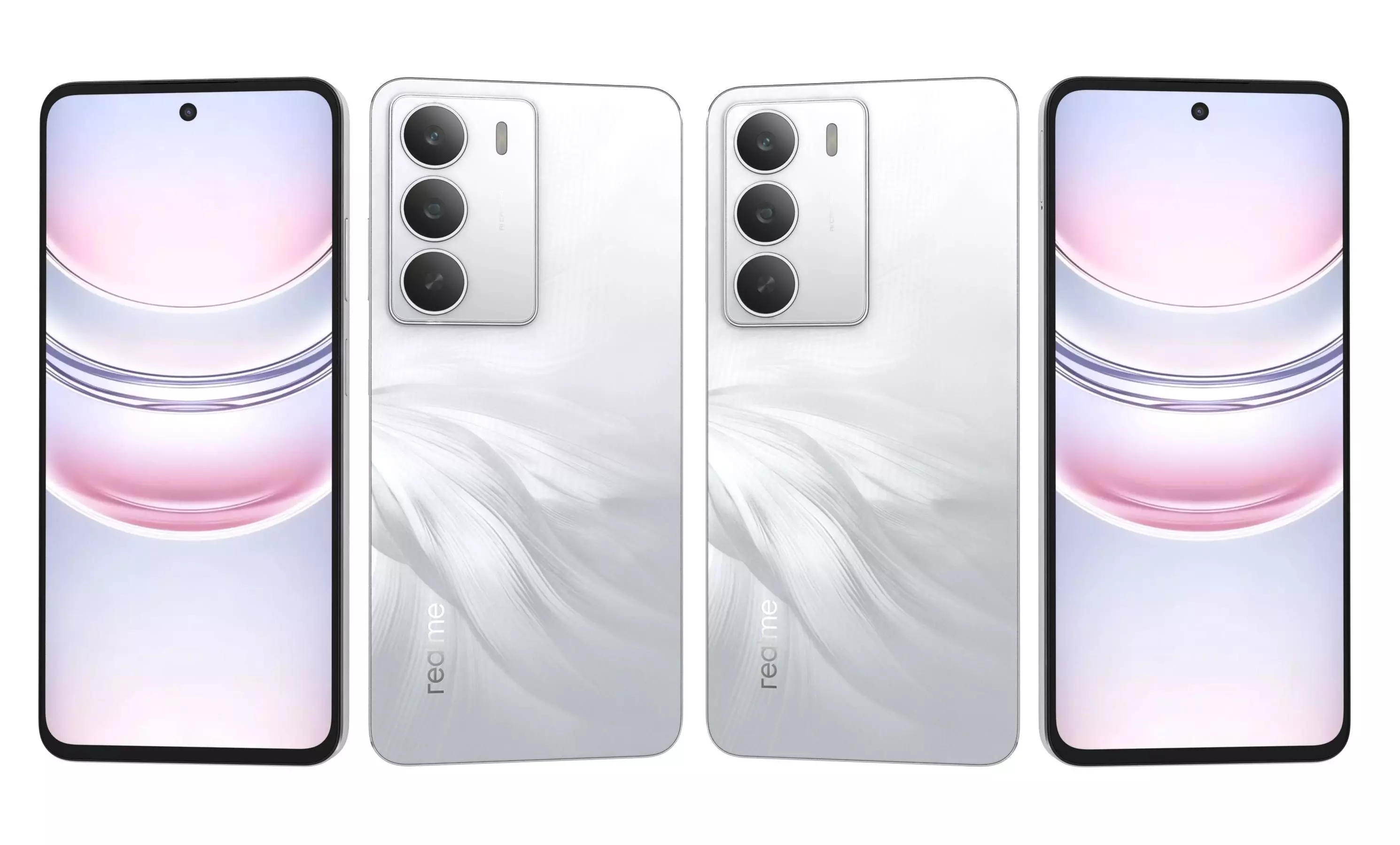 Realme P3 Lite 5G All Colors 3D model_12