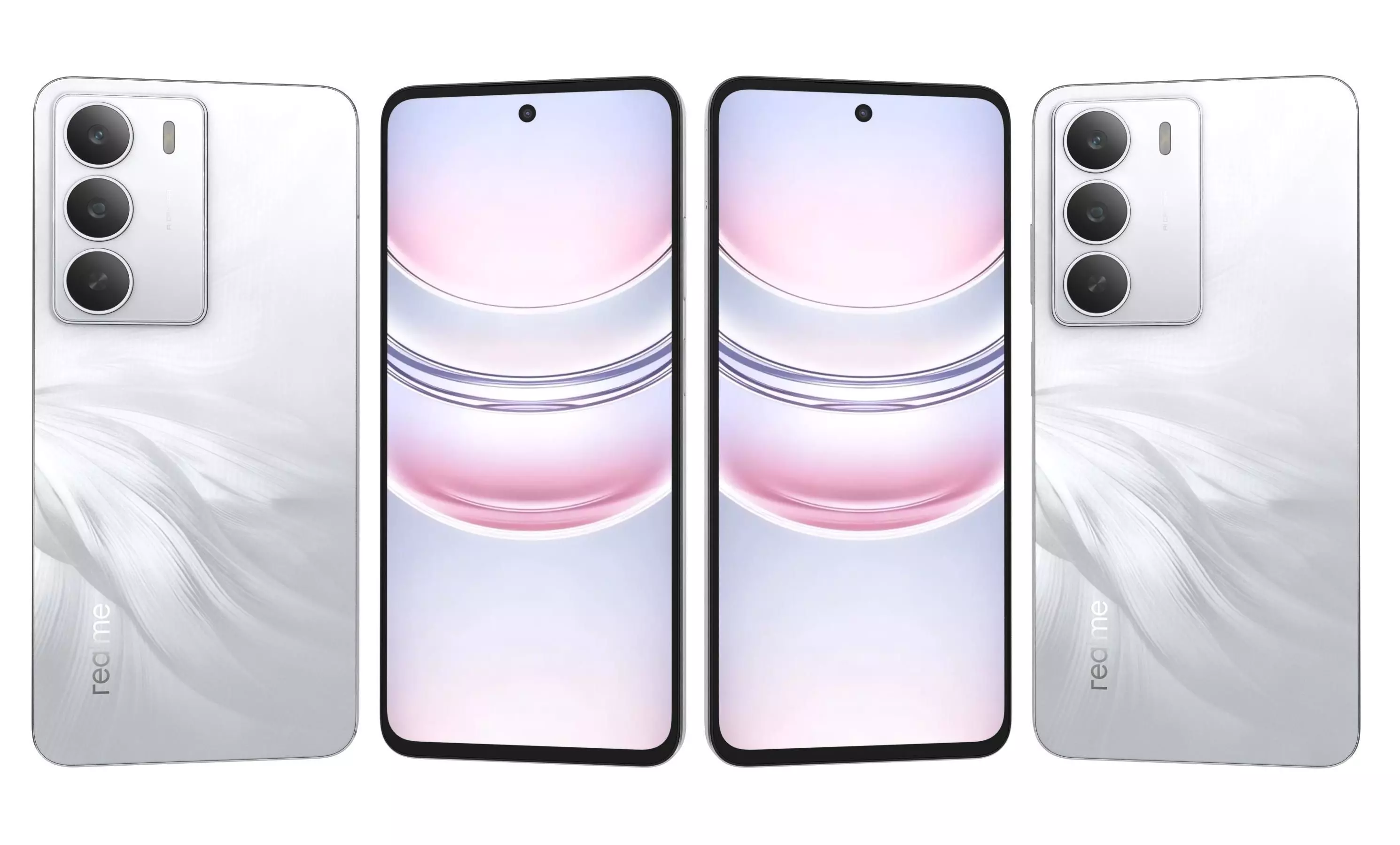 Realme P3 Lite 5G All Colors 3D model_1