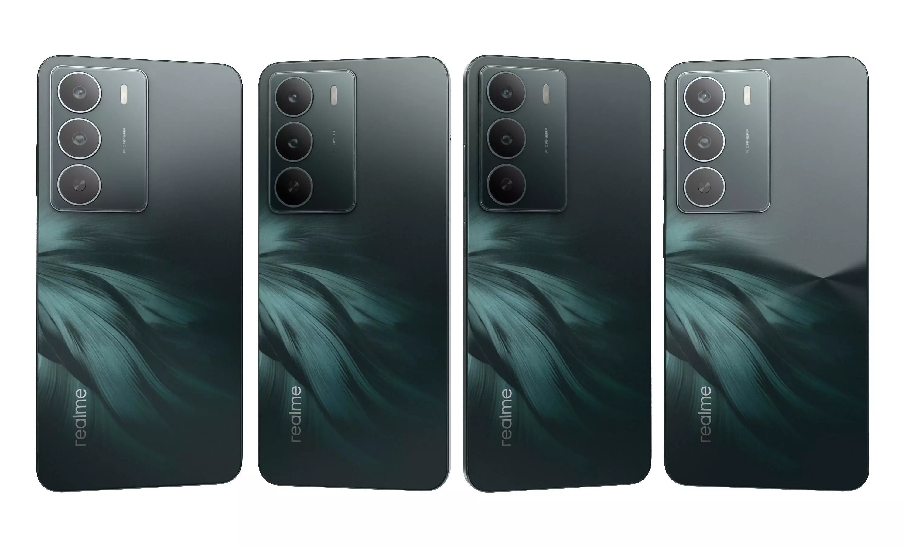 Realme P3 Lite 5G All Colors 3D model_5