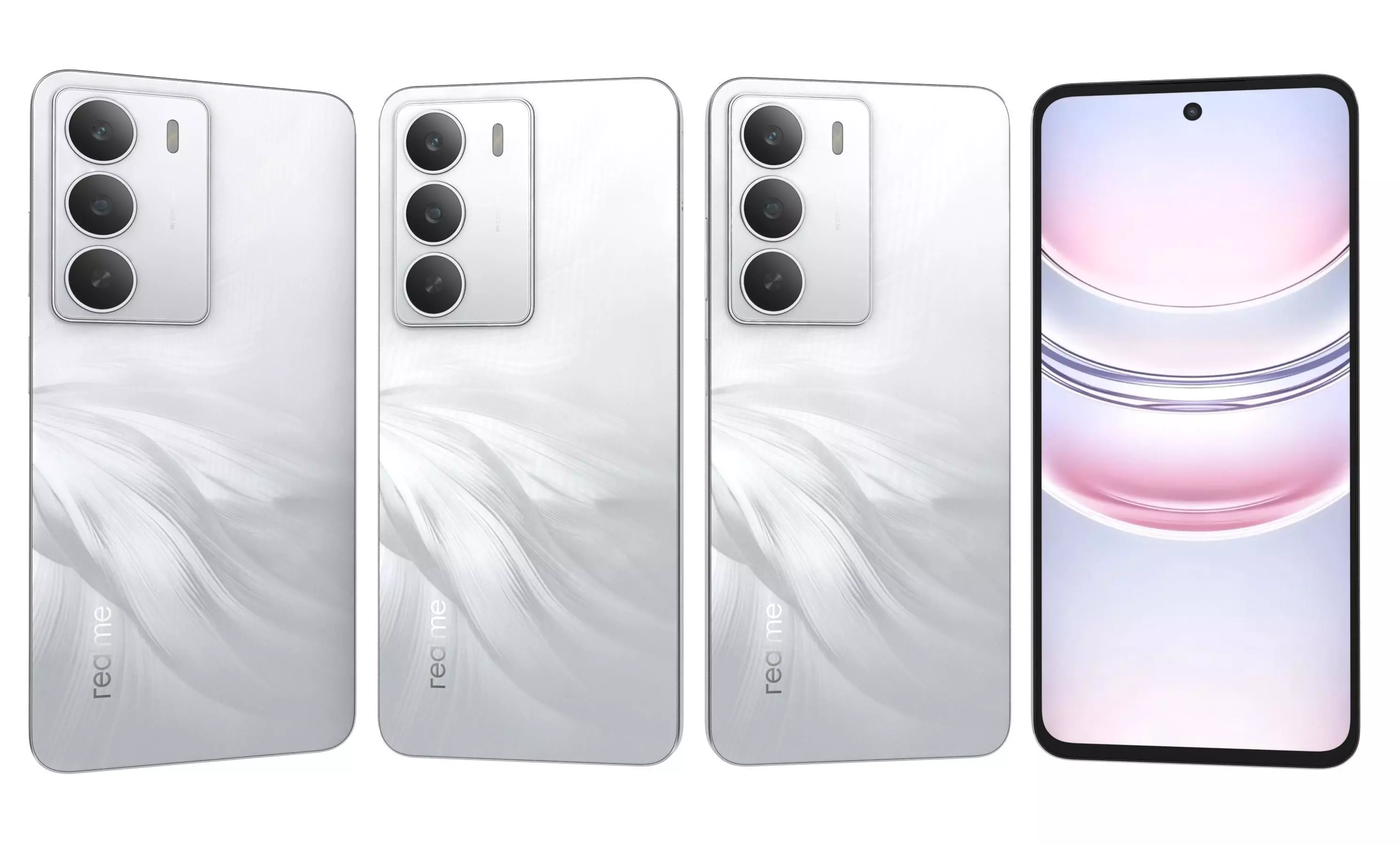 Realme P3 Lite 5G All Colors 3D model_11