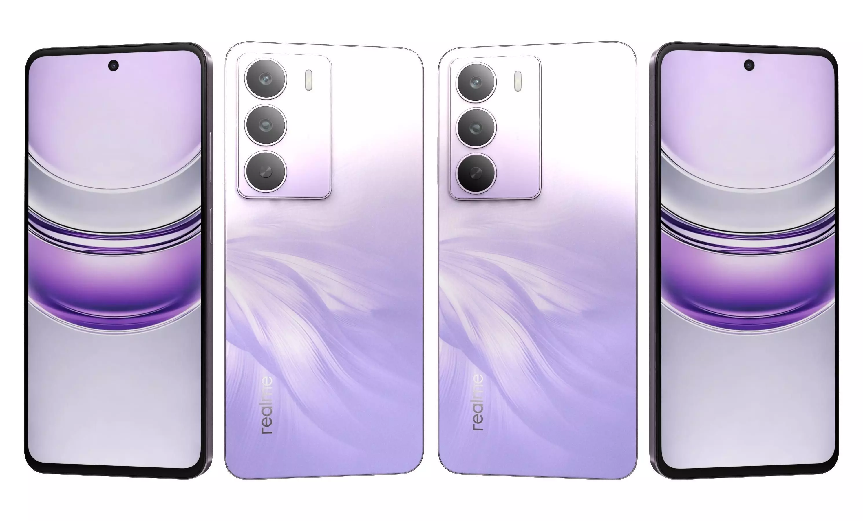 Realme P3 Lite 5G All Colors 3D model_14