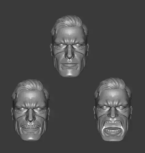 DC CLASSICS JOHNNY QUICK  ALL STAR SQUADRON 3-PACK HEADSCULPT