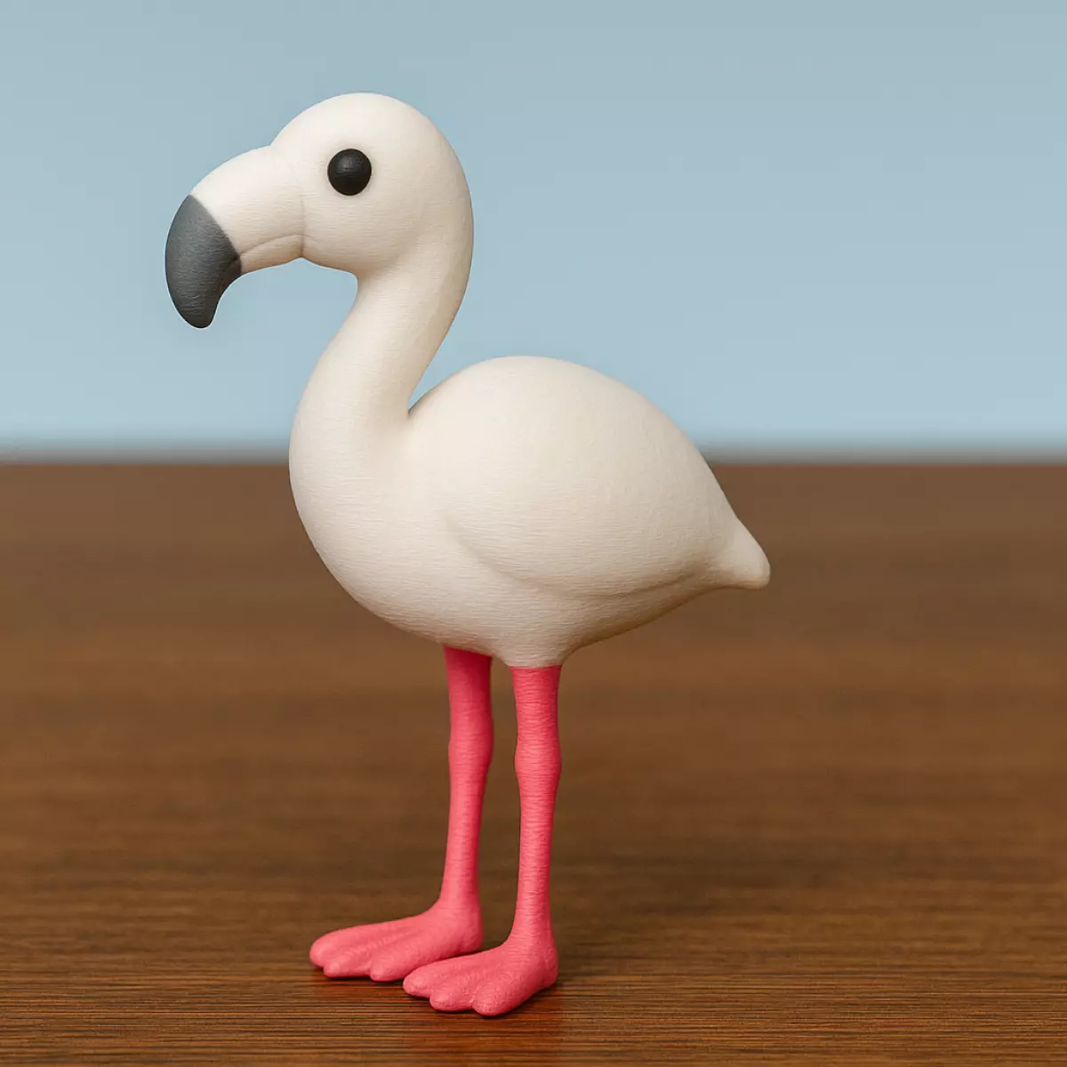 Cute Flamingo 3D print model_1