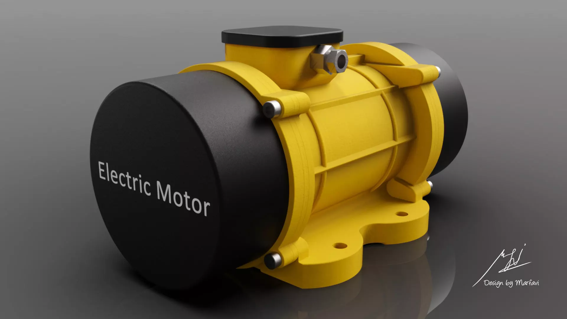 Electric Motor 3D model_0